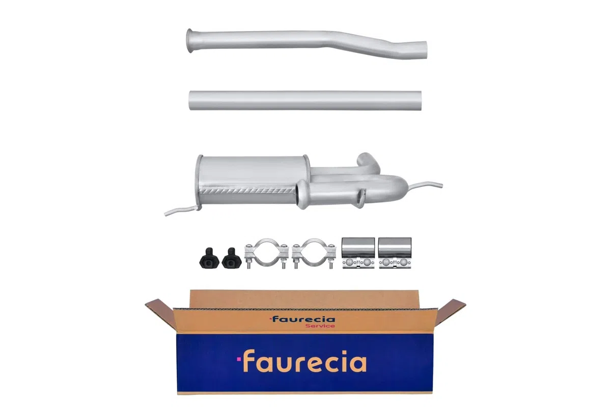 Hella 8LC 366 025-501 - Silenziatore centrale Easy2Fit Kit 3 pezzi