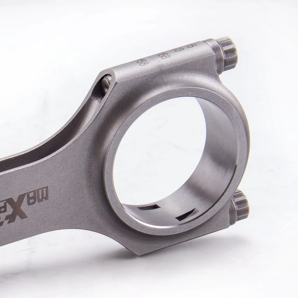 maXpeedingrods 4 Pezzi Bielle H-fascio Connecting Rods Forgiato per Alfa Romeo 1.8L 2.0L 156 147 145 166 Twin Spark per TS