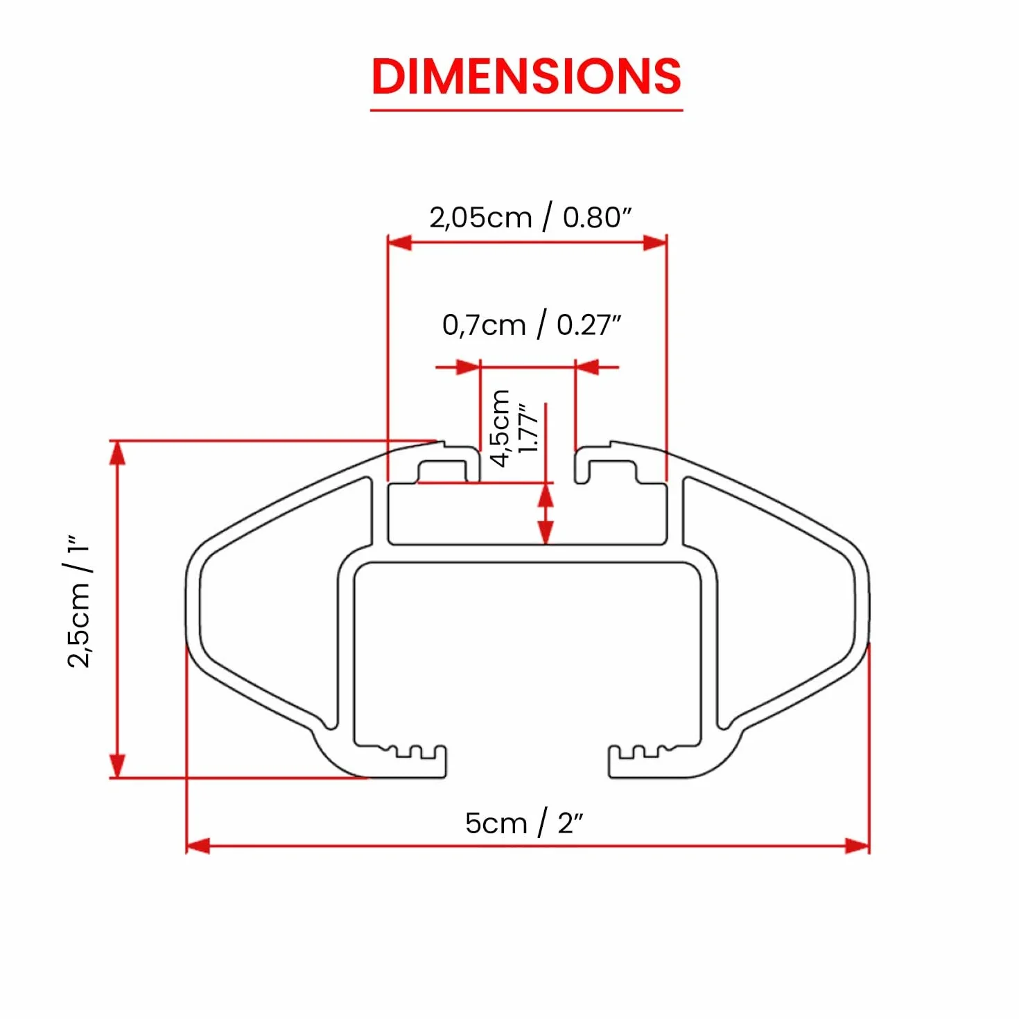 OMAC Barre Portatutto Alluminio TÜV geprüft per Mercedes GLA X156 H247 2014-2026 – per Rail Tetto Integrati – T Nut – Max 100 kg – 2 Schlösser Argento