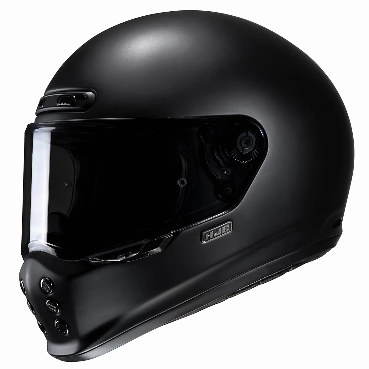 HJC, Casco Moto Integrale V10 SOLID Semi Flat Black, M