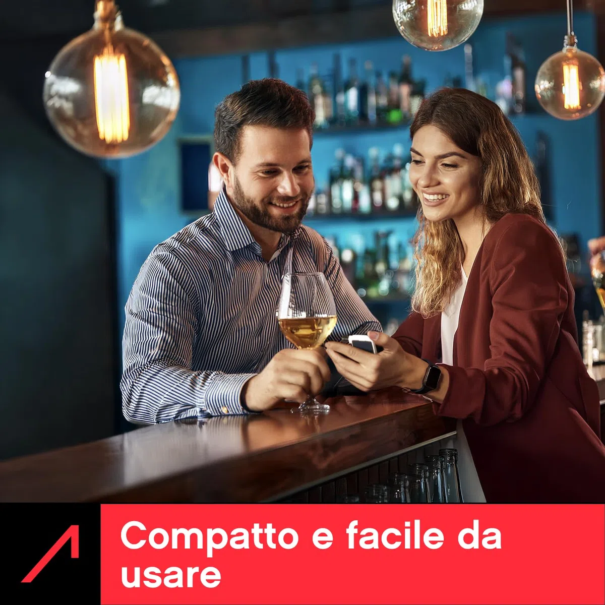 ACE Etilometro XS Lite - Accuratezza del 96,3% (TU Vienna, gennaio 2026) - Etilometro calibrato con precisione poliziesca - Super Compatto