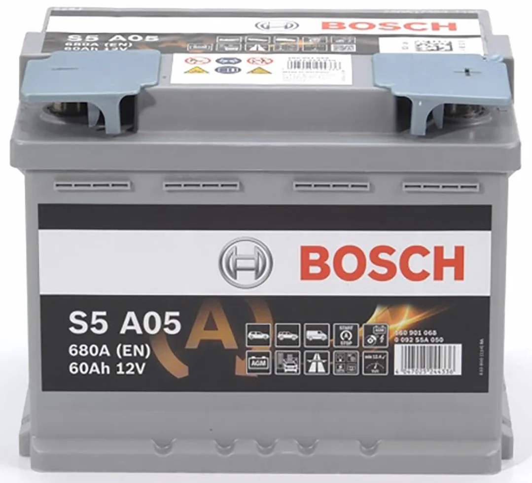 Bosch-0 092 S5A 050 Batteria Silver Auto 60A/h-680A