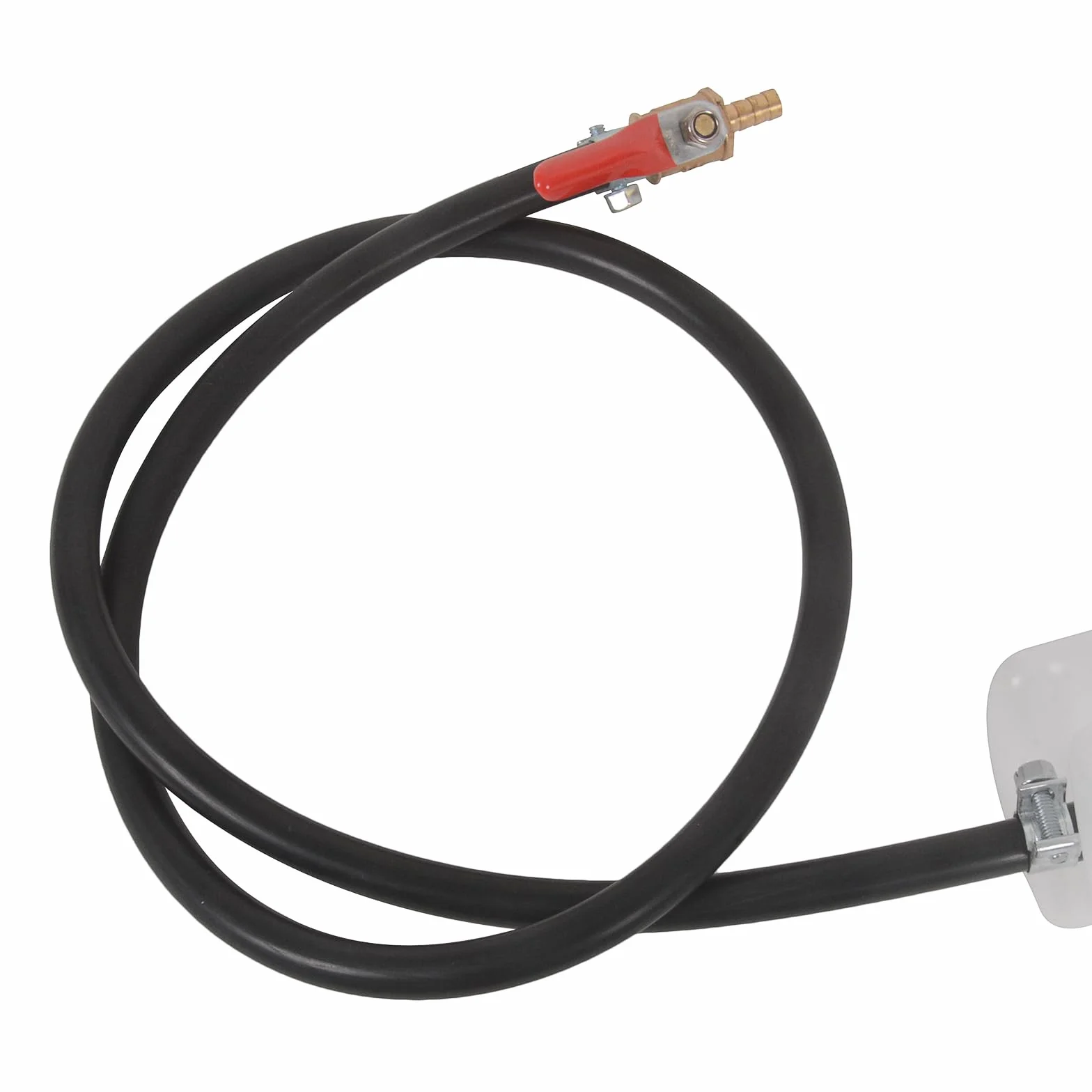 MOTO4U Serbatoio di carburante ausiliario universale per moto, kit di riparazione per serbatoio di gas per serbatoio del gas ausiliario da 1000 ml, con tubo del carburante e valvola di taglio.