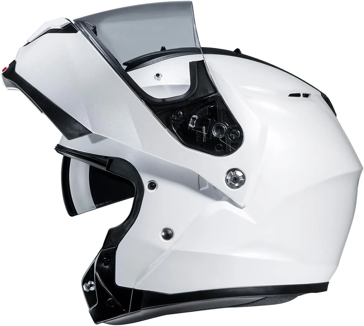 HJC, Casco Moto Modulare C91N SOLID Pearl White, L
