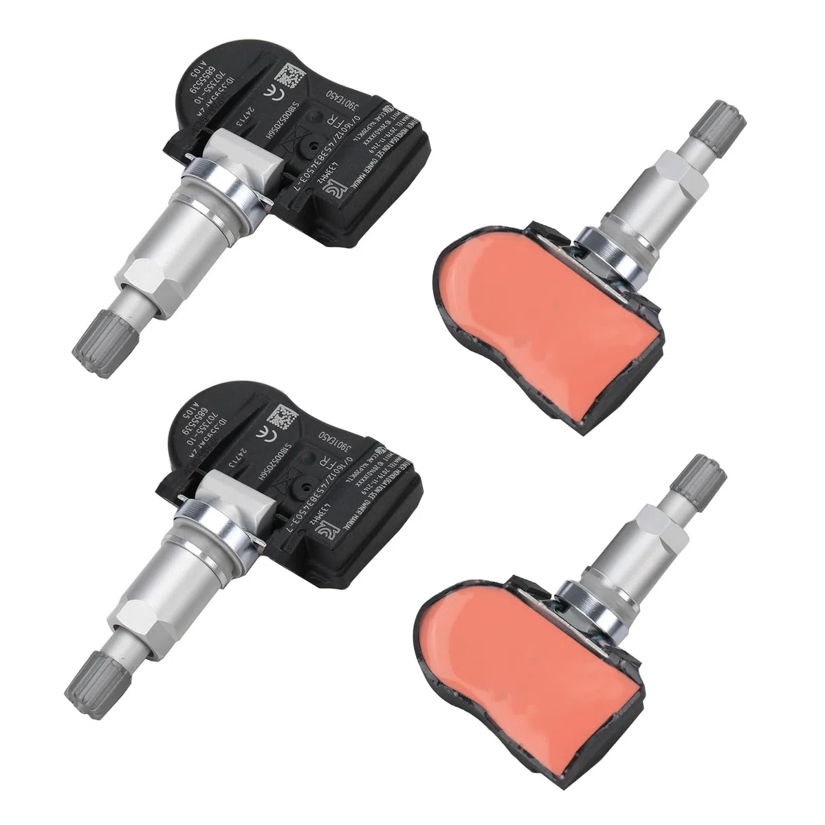 4 x Sensore di Pressione dei Pneumatici F20, per BMW Serie 1 3 4 M3 F20 F21 F22 F23 F87 F45 F30 F31 F32 F33 F34 F36 i3 i8 X1 X2 X5 X6 36106881890 36106856209