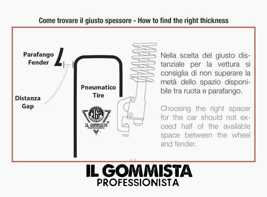 IGP 4 Distanziali Ruote 16 + 16 mm Compatibili Con Smart 3 fori + Bulloni in acciaio Fortwo 450 Roadster 452 Fortwo 451 452 Brabus