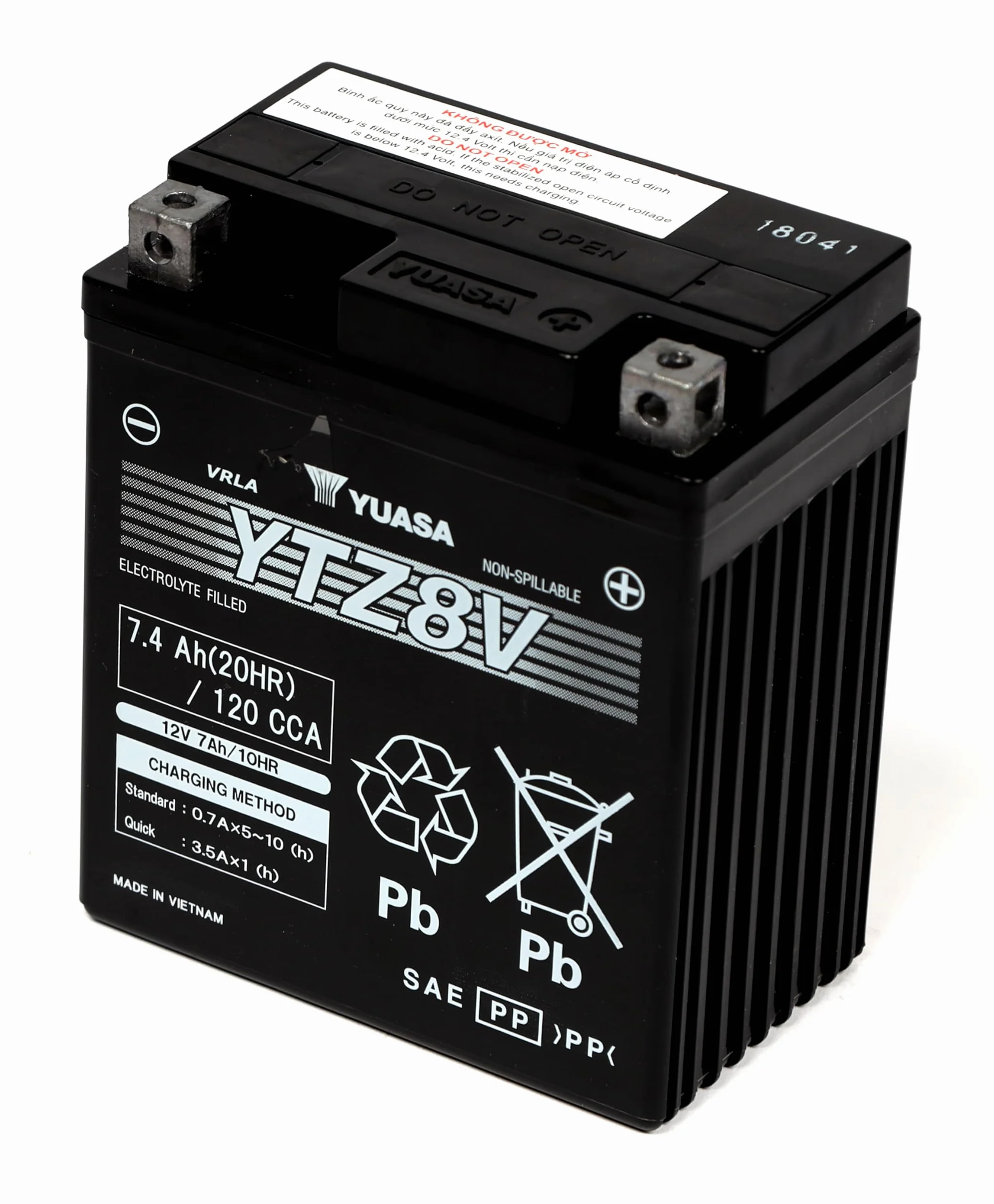 YUASA BATTERIE YTZ8V AGM chiuso