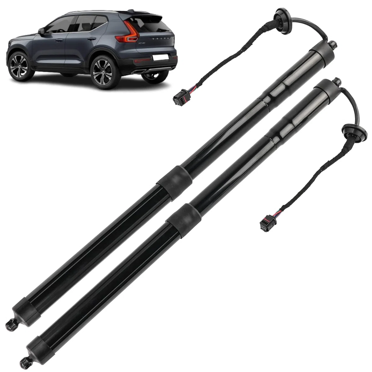 2 pistoncini portellone compatibili per Volvo XC40 (536) (dal 2018) AMMORTIZZATORI PORTELLONE ELETTRICI. 32296296, 32296297