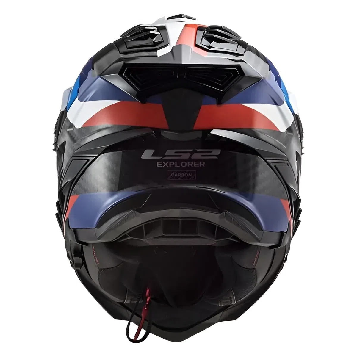 LS2, Casco Moto Cross EXPLORER CARBON FRONTIER Black Blue, M