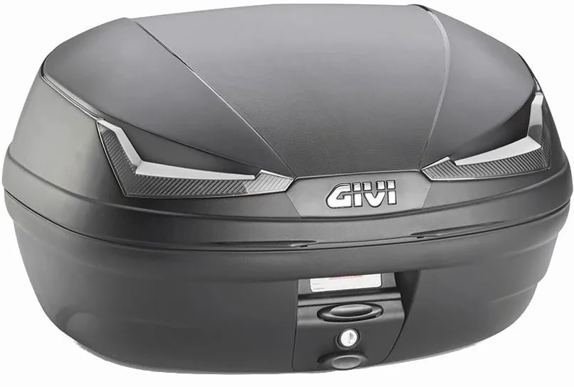 GIVI E455NT BAULETTO MONOLOCK SIMPLY IV TECH NERO CATADIOTTRI FUME' 45LT CON PIASTRA UNIVERSALE