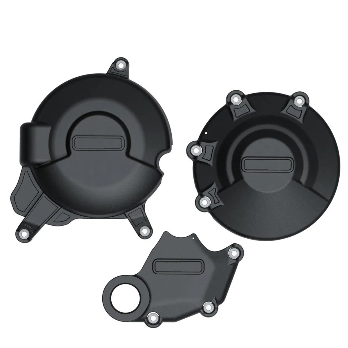 Piastra Paramotore Per Ducati Per Monster 696 796 1100 2008-2015 Copertura Di Protezione Del Motore 695 795 Protezione Del Carter Del Motore Della Motocicletta Paramotore(1 Set-CF)