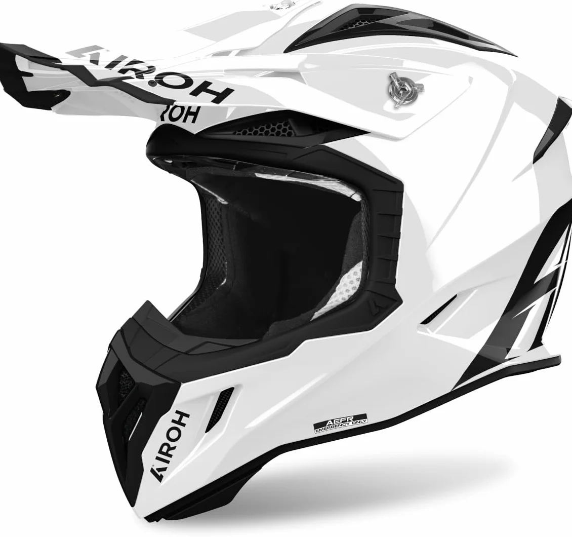 AIROH CASCO OFFROAD AVIATOR ACE 2 COLOR WHITE GLOSS M